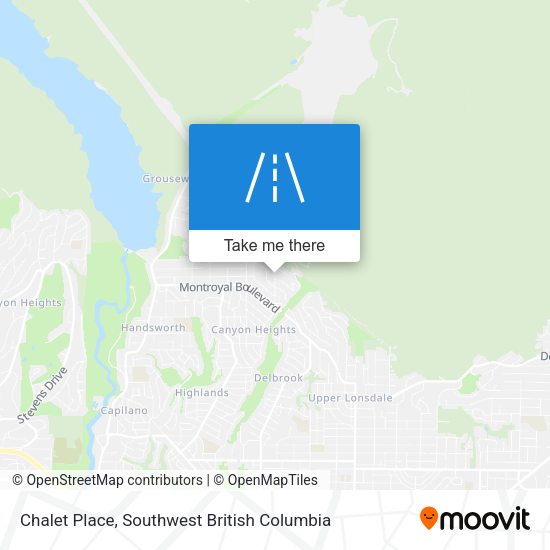 Chalet Place map