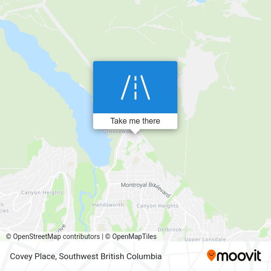 Covey Place map