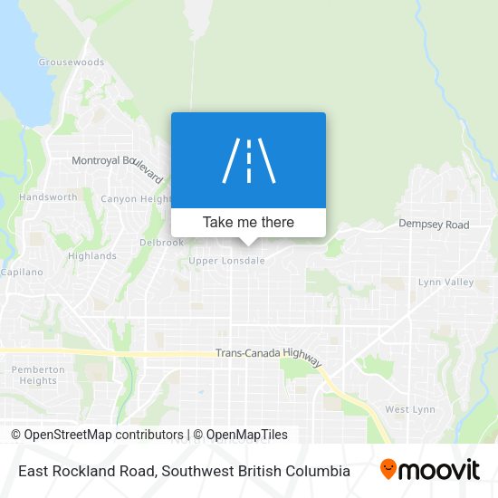 East Rockland Road map