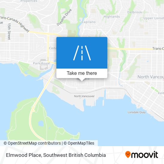 Elmwood Place map
