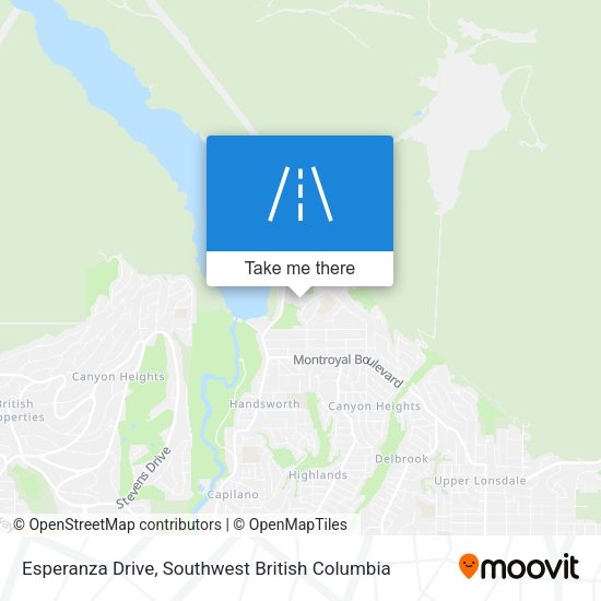 Esperanza Drive map