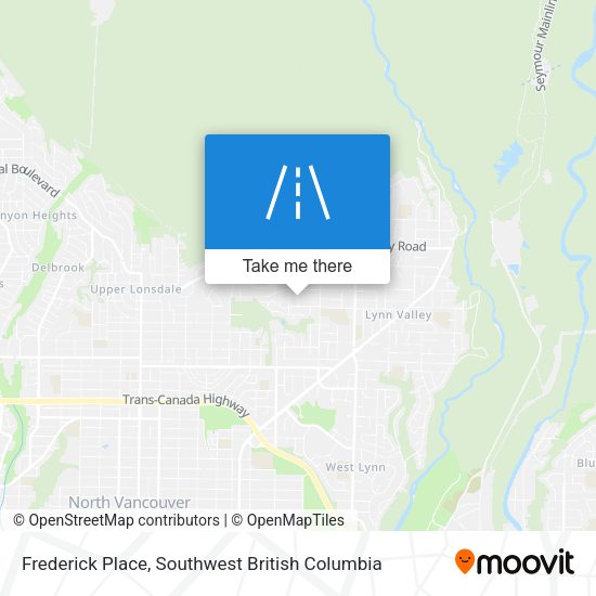 Frederick Place map