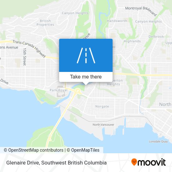 Glenaire Drive map
