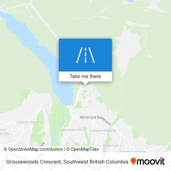 Grousewoods Crescent map