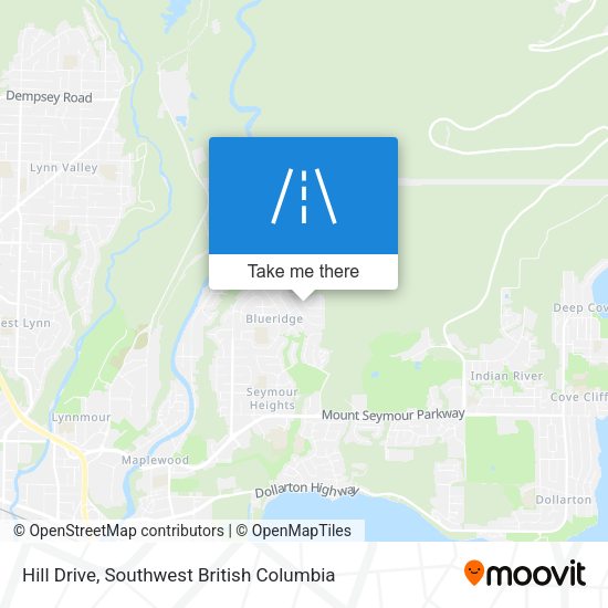Hill Drive map