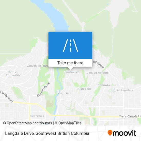 Langdale Drive map