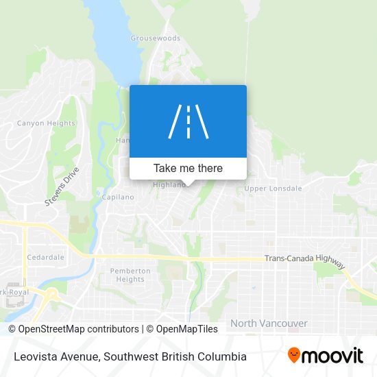 Leovista Avenue map