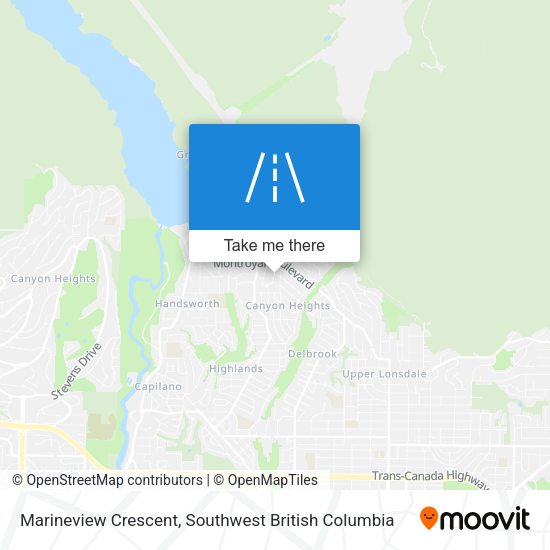 Marineview Crescent map