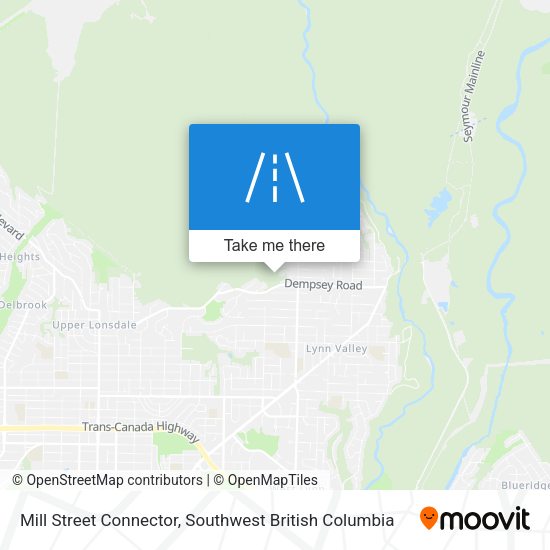 Mill Street Connector map