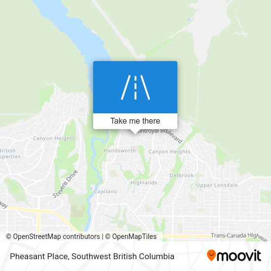 Pheasant Place map