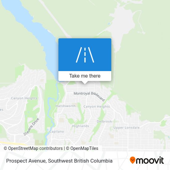 Prospect Avenue map