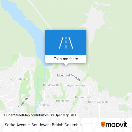 Sarita Avenue map