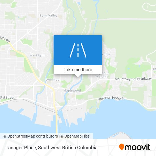 Tanager Place map