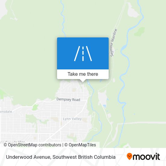 Underwood Avenue map