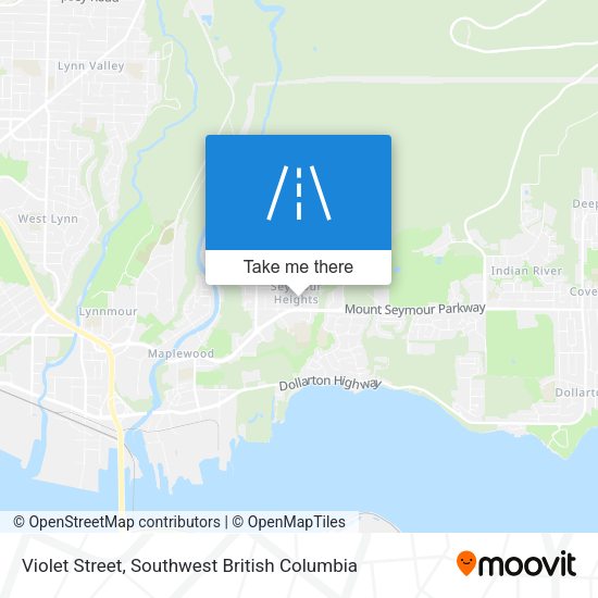 Violet Street map