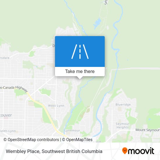 Wembley Place map