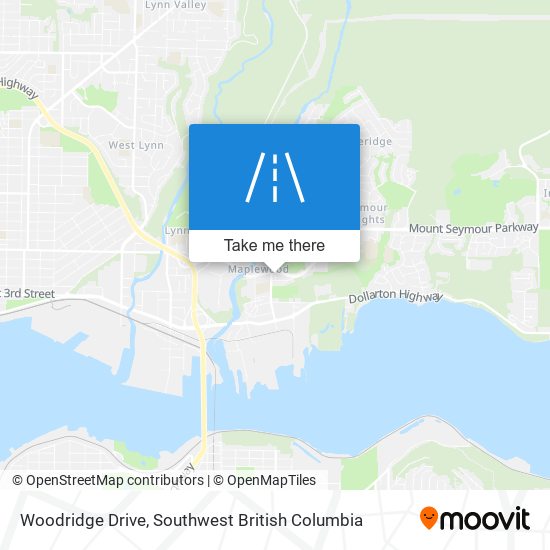 Woodridge Drive map