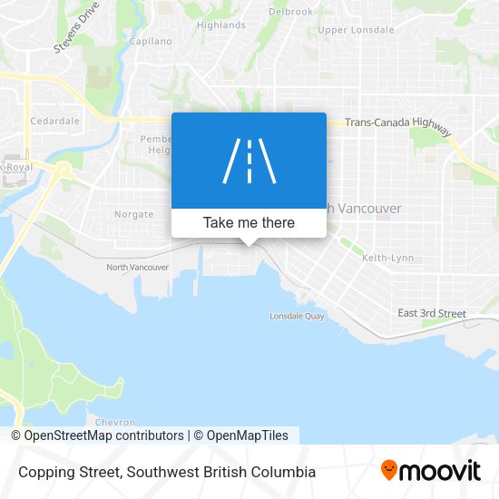 Copping Street map