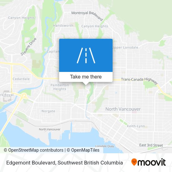 Edgemont Boulevard map