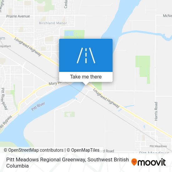 Pitt Meadows Regional Greenway map