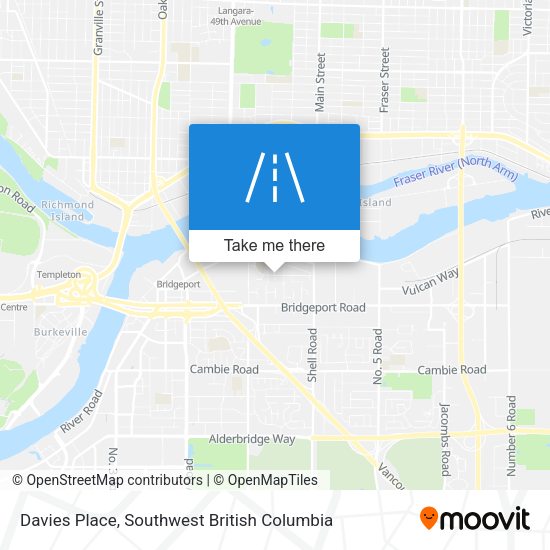 Davies Place map
