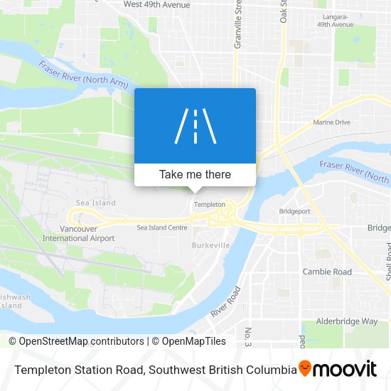 Templeton Station Road map