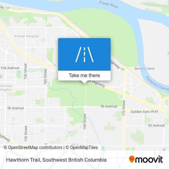 Hawthorn Trail map