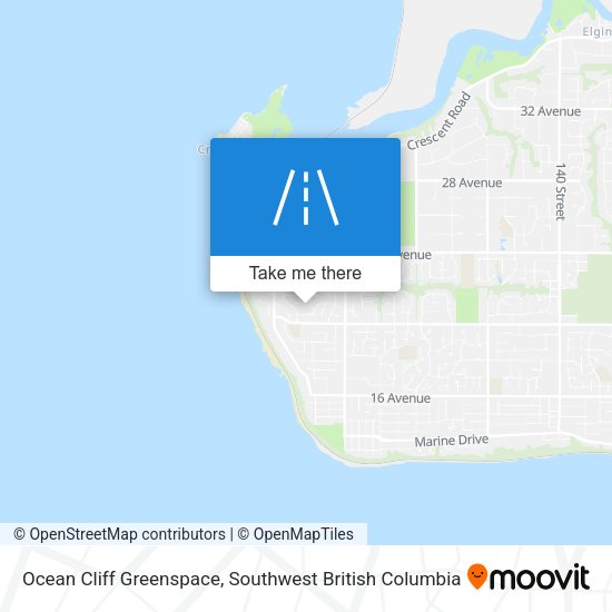 Ocean Cliff Greenspace map