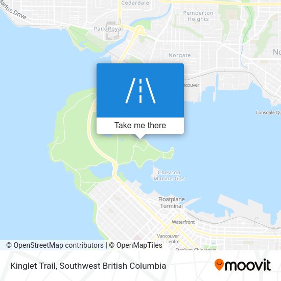 Kinglet Trail map