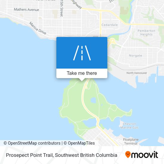 Prosepect Point Trail map