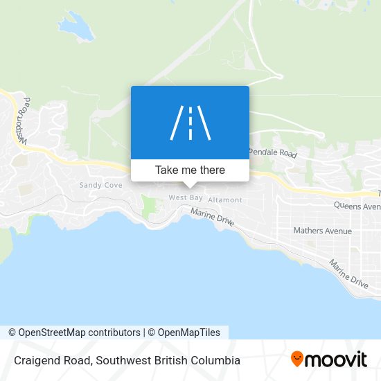 Craigend Road map