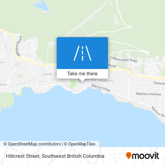 Hillcrest Street map