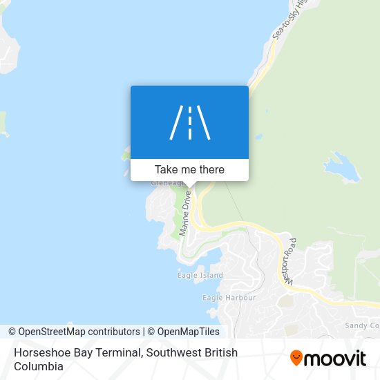 Horseshoe Bay Terminal map
