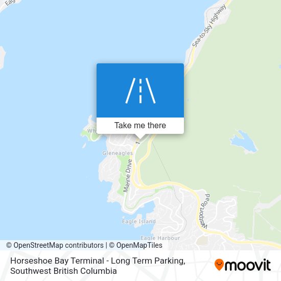 Horseshoe Bay Terminal - Long Term Parking map