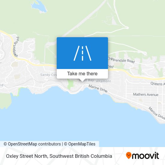 Oxley Street North map