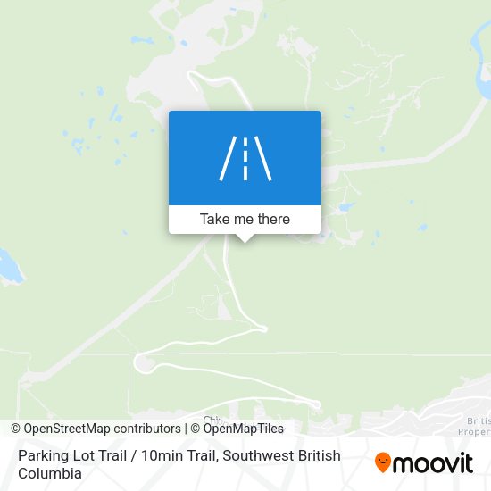Parking Lot Trail / 10min Trail map