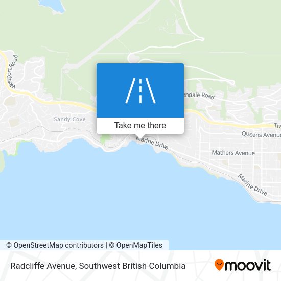 Radcliffe Avenue map