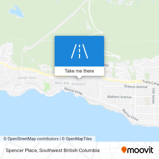 Spencer Place map