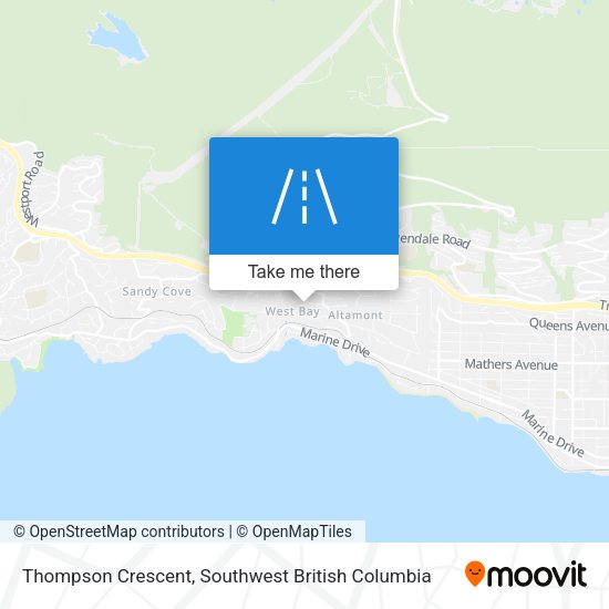 Thompson Crescent map