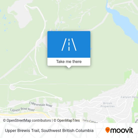 Upper Brewis Trail plan