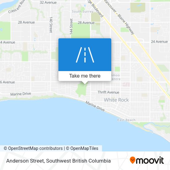 Anderson Street map