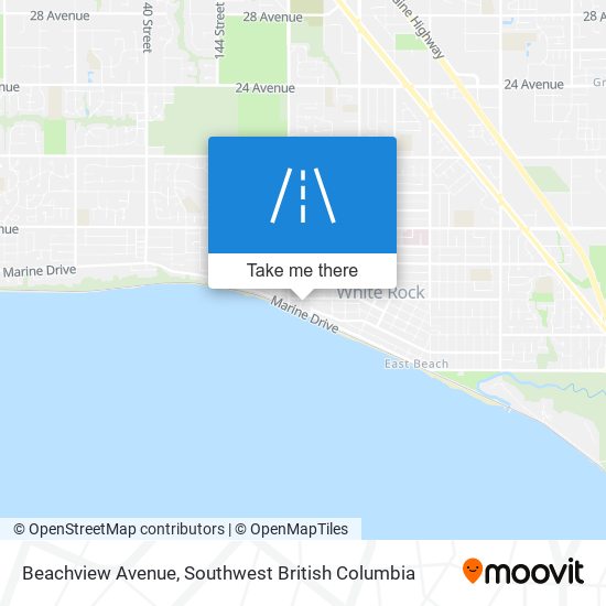 Beachview Avenue map