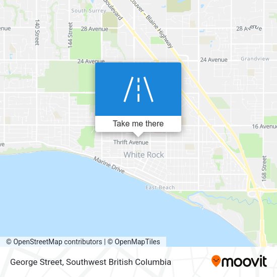George Street map
