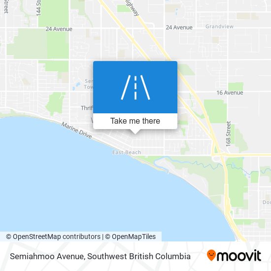 Semiahmoo Avenue map