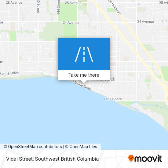 Vidal Street map