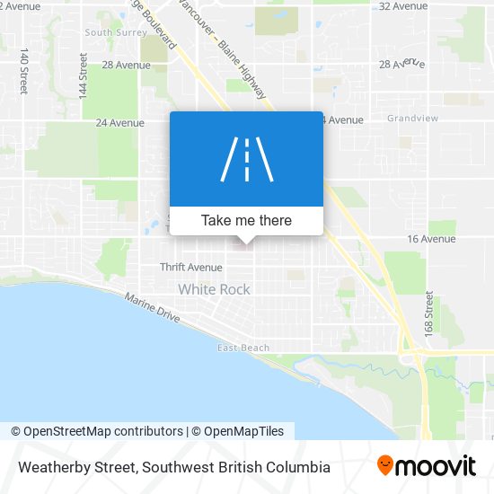 Weatherby Street map