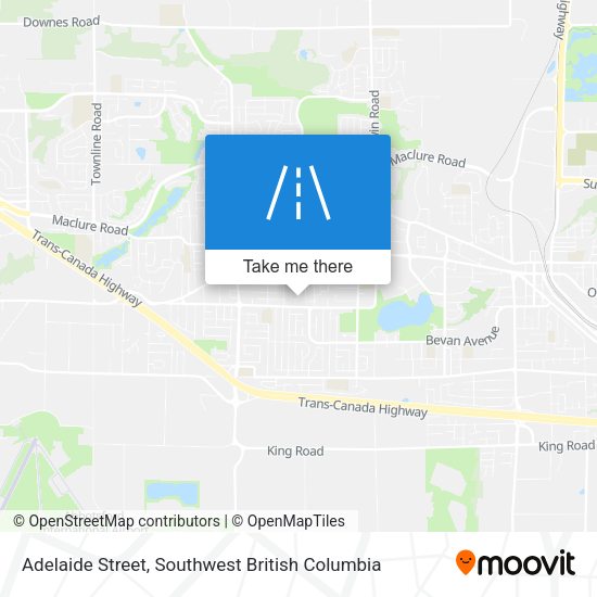 Adelaide Street map