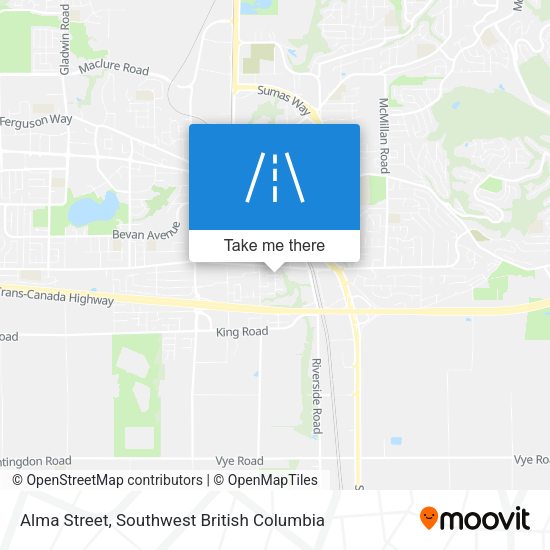 Alma Street map