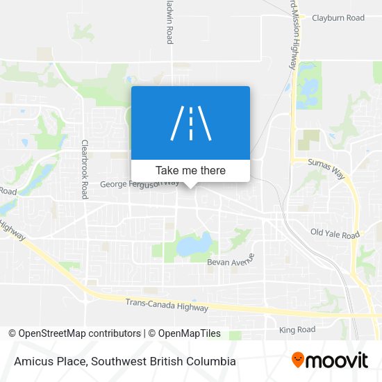 Amicus Place map
