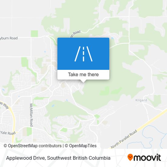 Applewood Drive map